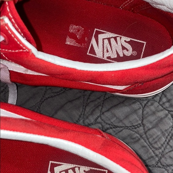 Vans Old Skool Red Sneakers Size 13 - Picture 5 of 5